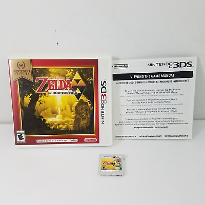 #ad Legend of Zelda: A Link Between Worlds Nintendo 3DS XL 2DS Complete CIB $33.61