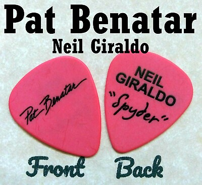#ad benatar PAT BENATAR band novelty signature guitar pick S B15 $6.97