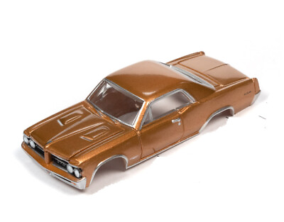 #ad 1964 PONTIAC GTO BROWN TJET SLOT CAR BODY FITS AURORA AUTO WORLD DASH $19.99