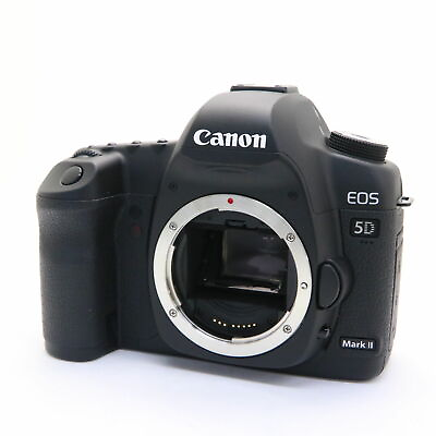 #ad Near Mint Canon EOS 5D Mark II 21.1MP Digital Camera Black Low Shutter $360.99
