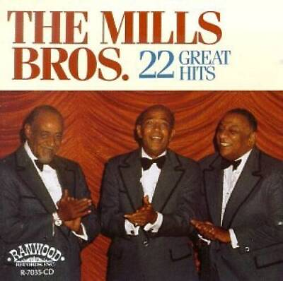 #ad 22 Great Hits Audio CD By The Mills Brothers GOOD $4.98