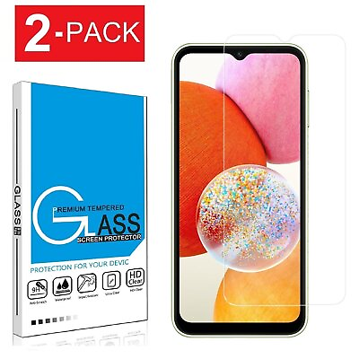 #ad 2 Pack Premium Tempered Glass Screen Protector For Samsung Galaxy A14 5G $3.59