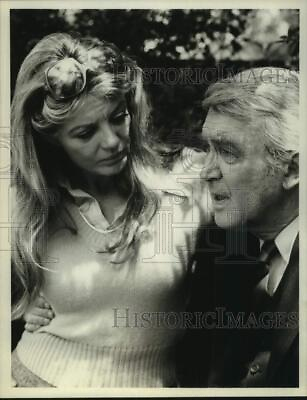 #ad Press Photo Actress and Actor in closeup scene sap43207 $15.99