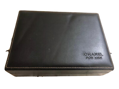 Chanel For Men Cologne Box Black Hinged Cover Lined Box $24.00