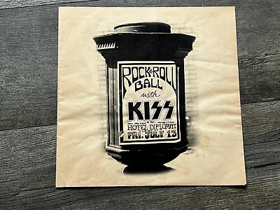 #ad KISS Vinyl Record KISS THE ORIGINALS INSERT BOOKLET ONLY 1976 Album Aucoin $32.00