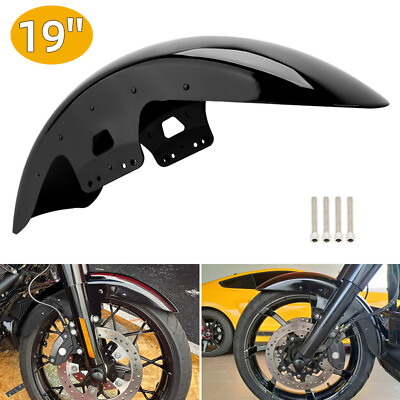 #ad 19#x27;#x27; Front Fender Fit For Harley Electra Street Glide Road King Touring 2014 Up $136.99
