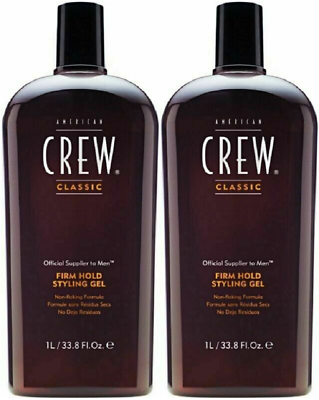 #ad American Crew Firm Hold Styling Gel 33.8 Ounce Pack Of 2 $39.99