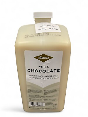 #ad Starbucks Fontana White Chocolate Mocha Sauce W Pump BEST BY JULY 31 2024 $44.99