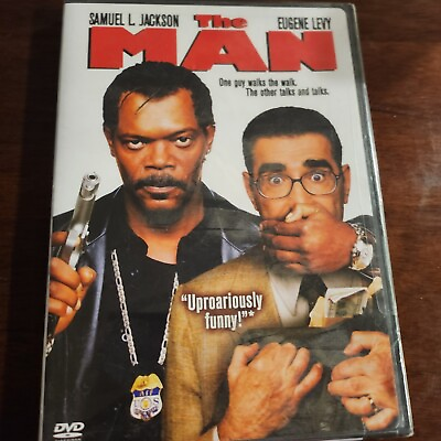 #ad The Man DVD New Condition Samuel L. JacksonEugene LevyMiguel FerrerLuke G $8.99