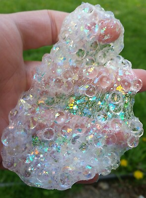 #ad Glitter Fishbowl slime 6 oz Slime iridescent gift Fish Bowl Glitter slime clear $19.47