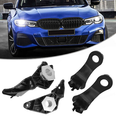 #ad LeftRight Headlight Headlamp Brackets Repair Fit For BMW 5 SERIES E60 E61 Kit $18.14