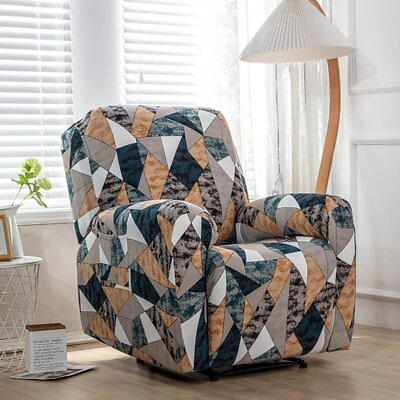 #ad 2023 New Printed Lounge Chair Sofa Cover Living Room Lounge Chair Cover $63.53