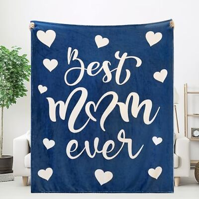 #ad Mom Ever Gifts for Mom from Daughter Son Soft Flannel Throw Blanket Mom Gifts... $17.30
