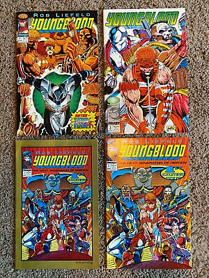 #ad Youngblood #1 Second Printing #1 #2 #3 Lot of 4 gt; Not Pressed amp; Unread $287.00