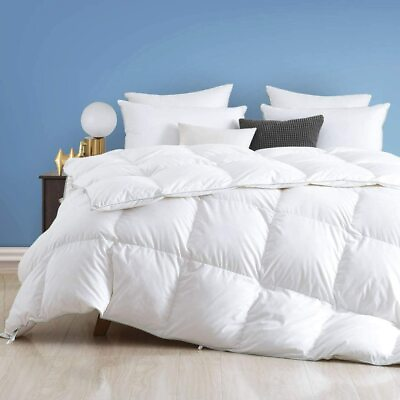#ad Luxurious Lightweight Siberia Goose Down Comforter 100%Egyptian Cotton All Sizes $96.99