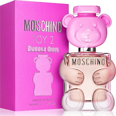 #ad Toy 2 Bubble Gum by Moschino 3.4 oz EDT for Women Eau de Toilette Perfume in Box $37.99