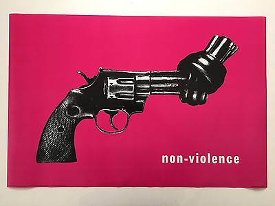 #ad THE NON VIOLENCE PROJECT KNOTTED GUN AUTHENTIC LICENSED 2006 POSTER $59.99