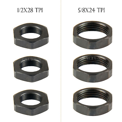 #ad 3 PCS Steel Jam Nut for Muzzle Brake .223 .308 Thread Selection $9.99