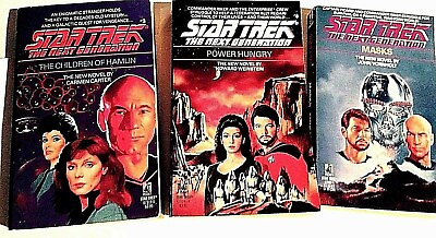 #ad Star Trek Generation 3 #3 Hamlin #6 Power Hungry and #Masks 1st pocket ed 1988 $7.48