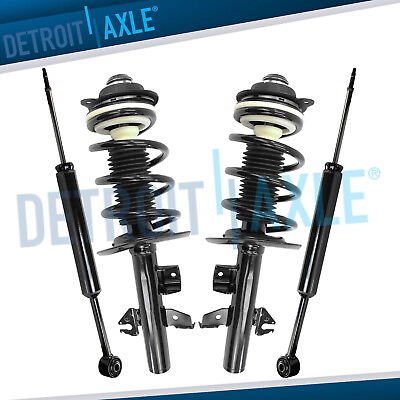 #ad #ad AWD Front Struts w Coil Spring Rear Shock Absorbers for 2014 2018 Jeep Cherokee $209.42
