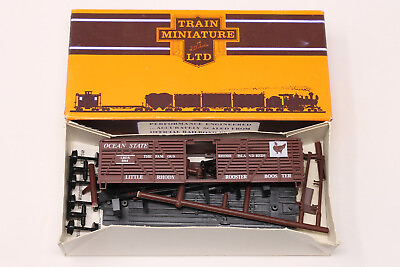 #ad HO Train Miniature LTD 40#x27; Stock Box Car Ocean State Rooster Booster LRDX 8564 $19.89