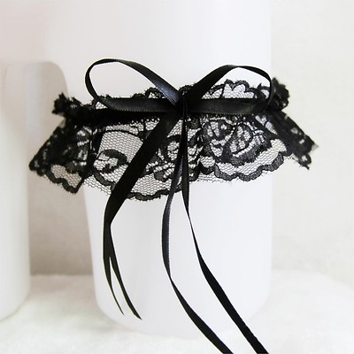 #ad Radiant Colors Beautiful Lace Wedding Bridal Garter with Bowknot Various Colors $8.99