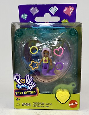 #ad Polly Pocket Tiny Water Games Purple Mermaid Blue Octopus NIP C $12.48