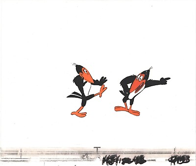 #ad Heckle and Jeckle Production Animation Cel and Drawing Filmation 1979 D I3 $46.99