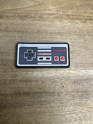 #ad Nintendo Remote Gamer Patch PVC Style Tactical Morale HOOK 3D PVC Rubber $7.19
