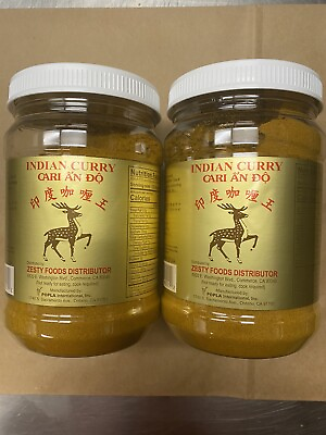 #ad **2 Pack **Deer Indian Curry Powder Hot Natural Spice 16oz Total 32 oz. $44.95