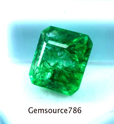 #ad Green Gemstone Colombian Natural Emerald Certified Emerald 7 Ct Best Emerald $13.99
