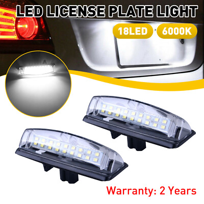 #ad 2 License Plate LED Full Light For Lexus IS ES RX Toyota Camry Prius Sienna Echo $13.99
