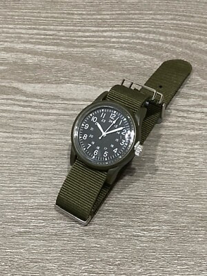 #ad #ad NEW Daiso Japan Military Style Watch Olive Seiko Movement RARE $22.98
