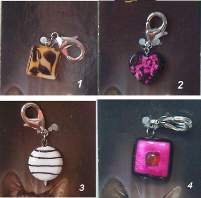 #ad Choice of several Different Charms 4 Bracelets Pet Collars Zipper Pulls etc $1.00