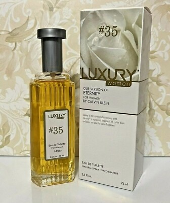 6 X Luxury Women #35 Compatible With Eternity Perfume Spray 2.5 fl oz New $34.99