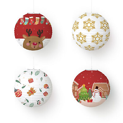 #ad Hanging Lantern Printed Festive Props Tear resistant Party Paper Lanterns Paper $10.05