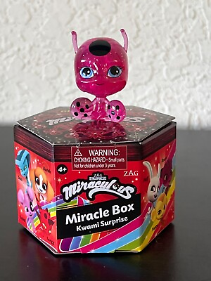 #ad Miraculous Ladybug TIKKI GLITTER Chase Figure Miracle Box Kwami Surprise ZAG NEW $21.99