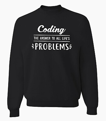 #ad Coding Sweatshirt Coder Gift Computer Programing Funny Sweater $31.99