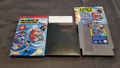 #ad Mario#x27;s Time Machine for NES Nintendo Complete In Box CIB Great Shape $549.99