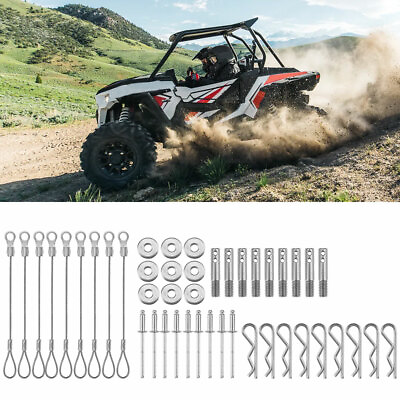 #ad Clutch Cover Pin Kit Easy Belt Quick Release Belt For Polaris RZR XP 4 Turbo S $14.99