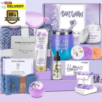 #ad Gifts for WomenSpa Gift Baskets for Women Spring Gifts for Women Bath and Body $65.48