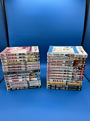 #ad 26 Mixed Assorted Manga Books Published By Viz Media All English Editions $109.99