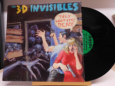 #ad The 3 D Invisibles Michigan garage monster rock LP They Won#x27;t Stay Dead $20.00