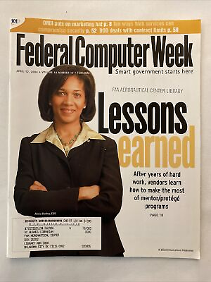 #ad 2004 April 12 Federal Computer Week Magazine Plug And Play Expertise CP156 $17.59