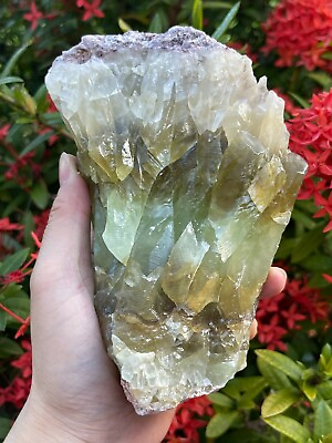 #ad Extra Large Green Calcite Rough Stones 2.5quot; 9quot; Raw Calcite Green Natural $7.95