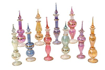 CraftsOfEgypt Genie Blown Glass Miniature Perfume Bottles for Perfumes amp; Esse... $31.22