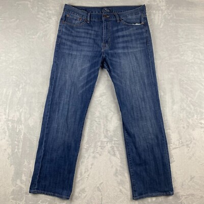 #ad Lucky Brand Jeans Mens 34x32 Blue 361 Vintage Straight Dark Wash Denim $28.87