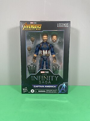 #ad Hasbro Marvel Legends: The Infinity Saga Captain America Action Figure Sealed $9.99