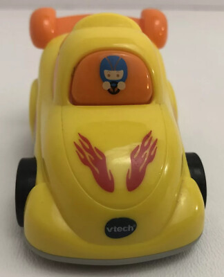 #ad VTECH Go Go Smart Wheels Race Track Replacement Yellow Race Car $12.28