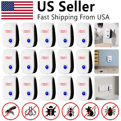 #ad Lot Ultrasonic Pest Reject Home Control Electronic Repellent Rat Mice Repeller $188.99
